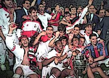 1994 UEFA Champions League Champion - Italian football squad Milan