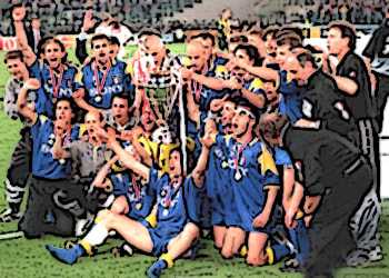 1996 UEFA Champions League champion - Juventus from Italy