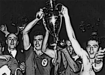 UEFA Champions League 1960-1962 champion Benfica from Portugal