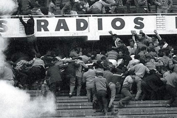 The Estadio Nacional disaster is the worst disaster in association football history with 328 deaths