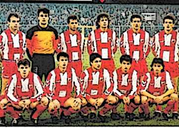 European Cup 1991 Champion - Red Star Belgrade from Yugoslavia