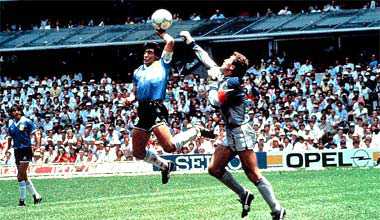 Maradona's Hand of God Goal