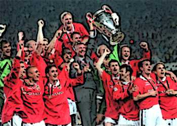 Manchester United became the 1999 UEFA Champions League champion by defeating Bayern Munich