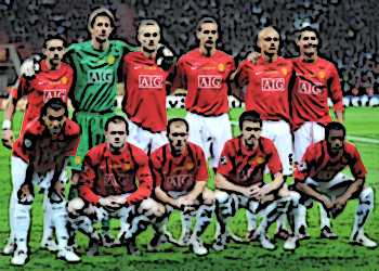 Manchester United of England captured the 2008 UEFA Championship League trophy